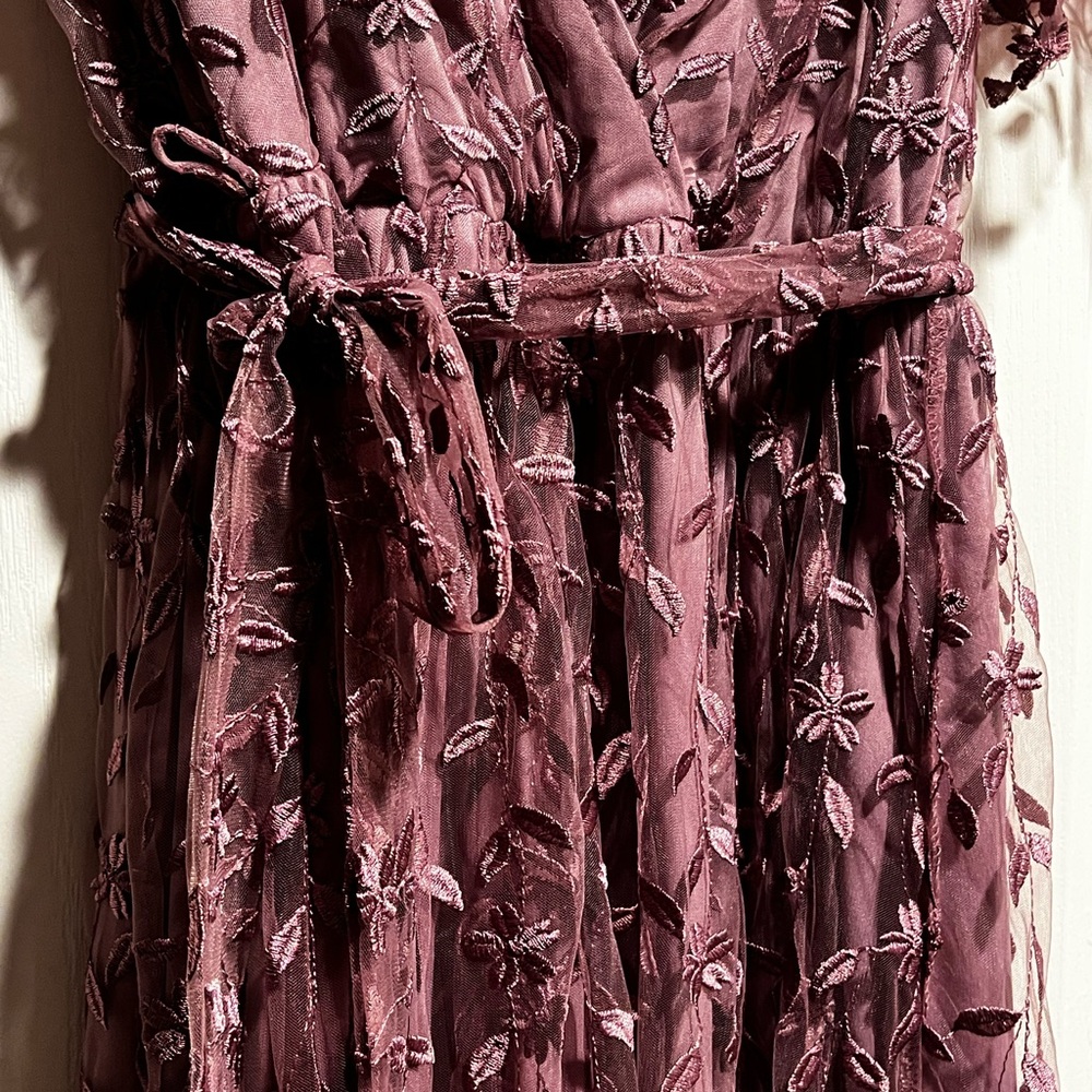 Baltic Born Mauve Floral Maxi Dress - Picture 5 of 6